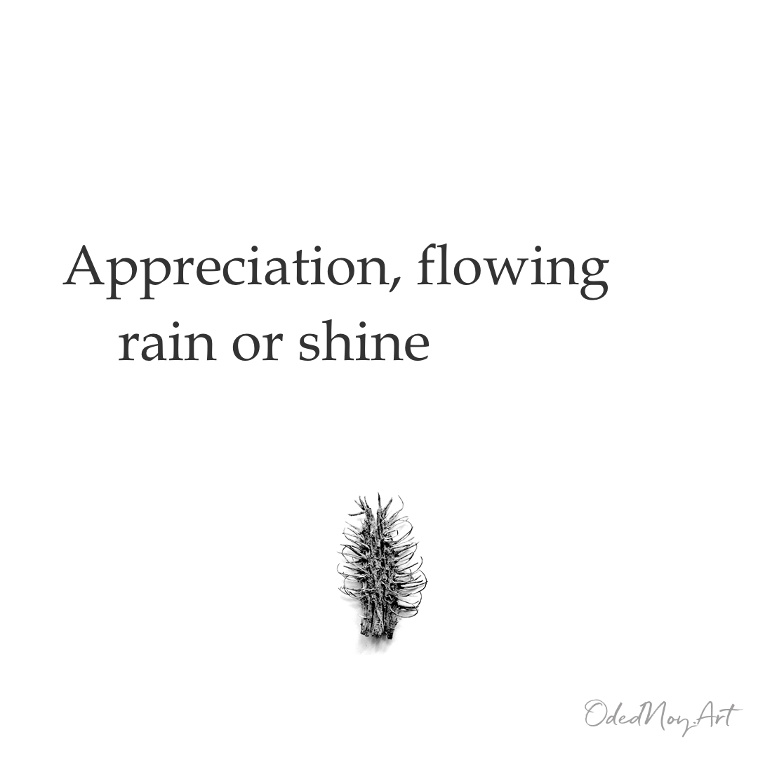 Appreciation, flowing
